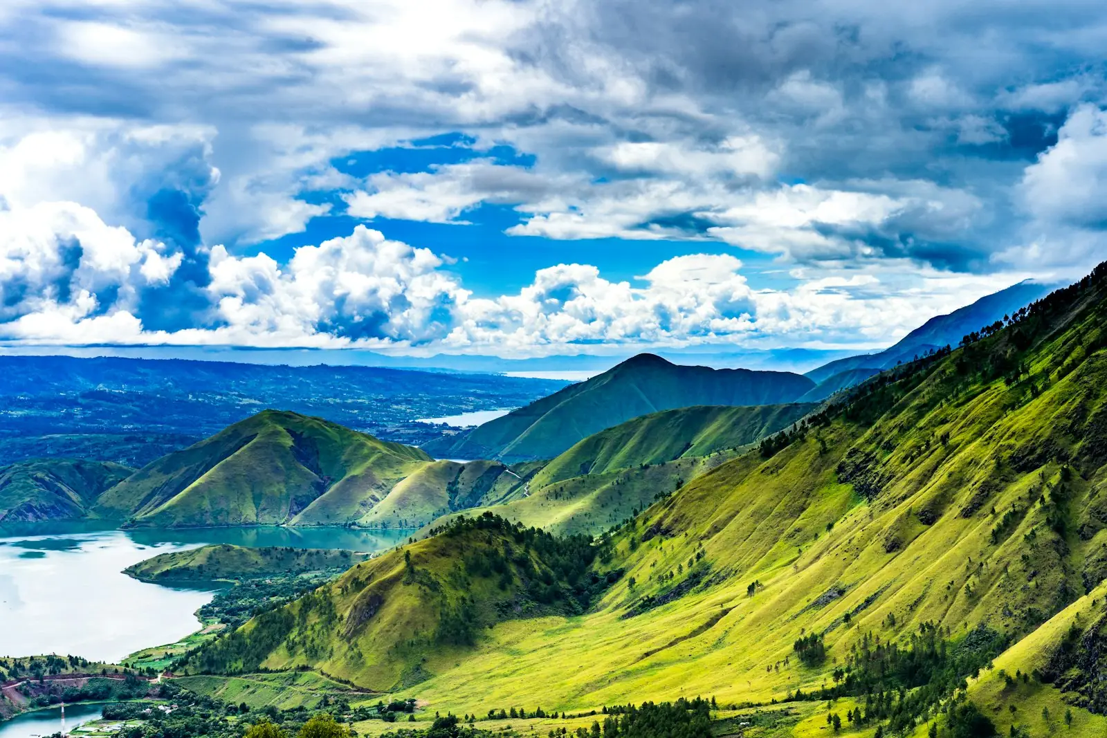 Lake Toba and the hills of North Sumatra